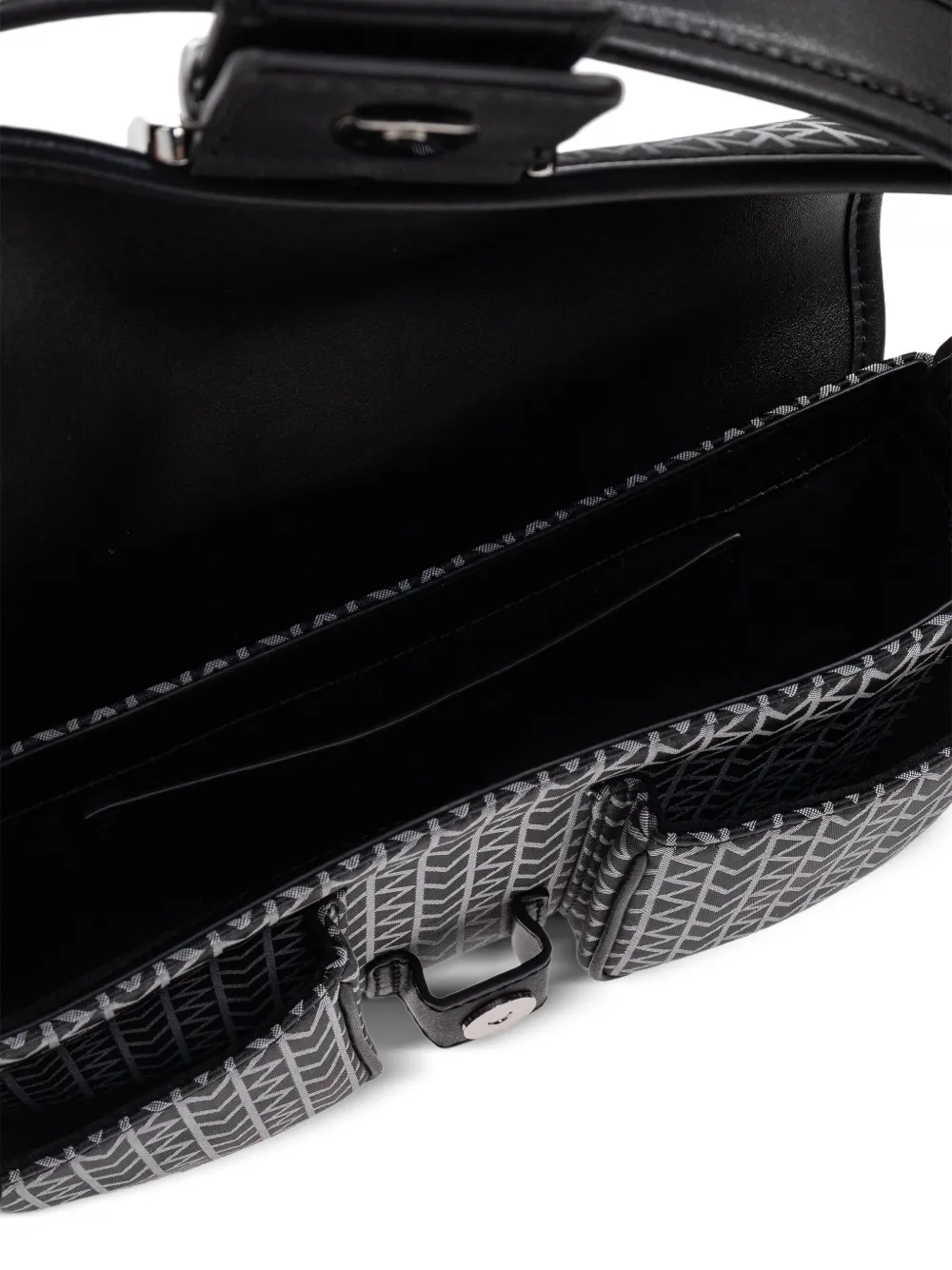 Michael Kors Schoudertas met monogramprint Zwart