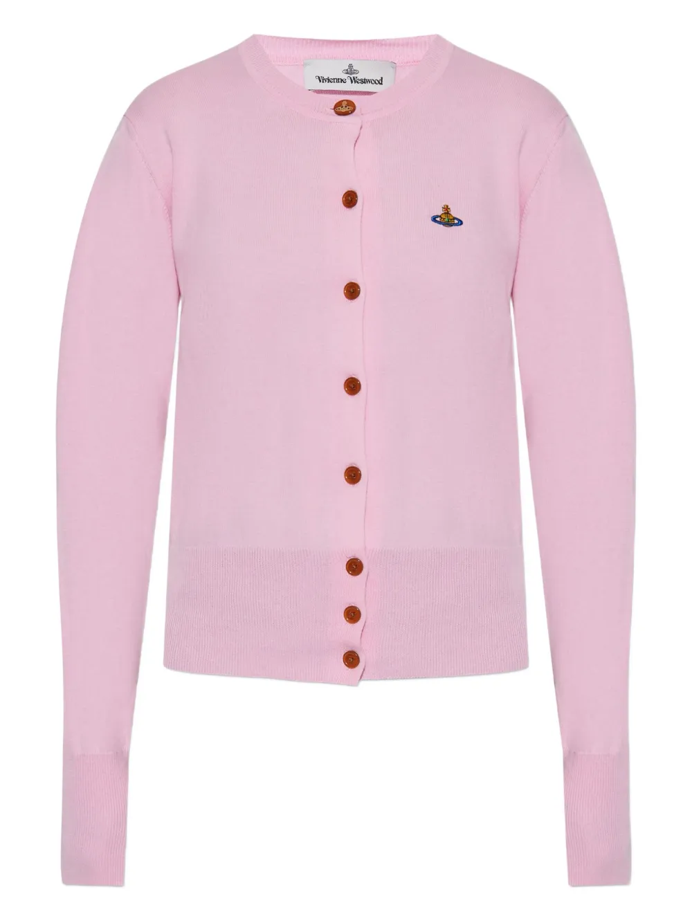 Orb-embroidered cardigan