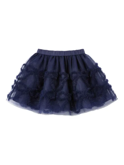 Self-Portrait Kids ruffled tulle skirt