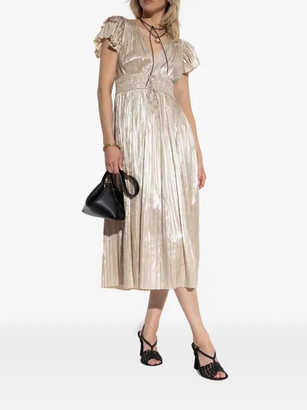 ulla johnson gold dress Ulla Johnson Demetria Gown by Ulla Johnson