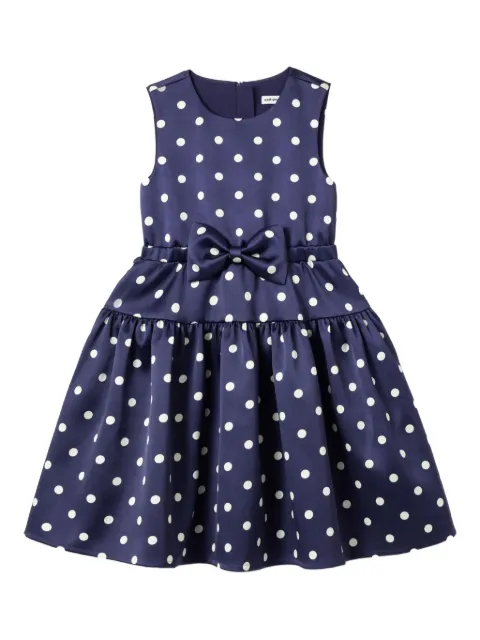 Self-Portrait Kids polka-dot sleeveless dress