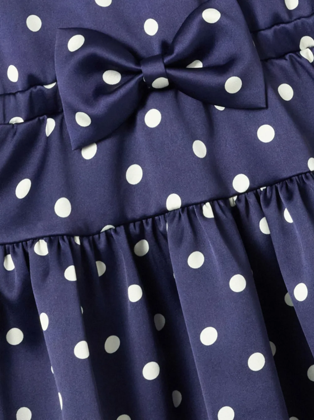 Self-Portrait Kids Jurk met stippen Blauw