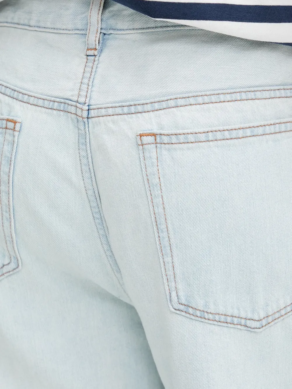 Apc Martin Straight Jeans In Blue