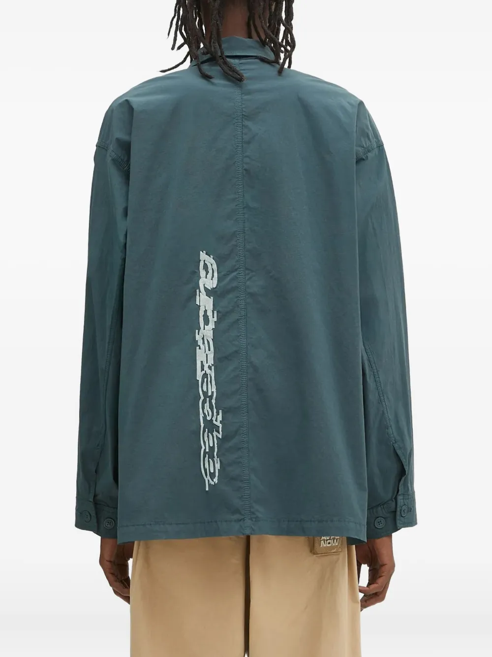AAPE BY *A BATHING APE Shirtjack met cargo zak Groen