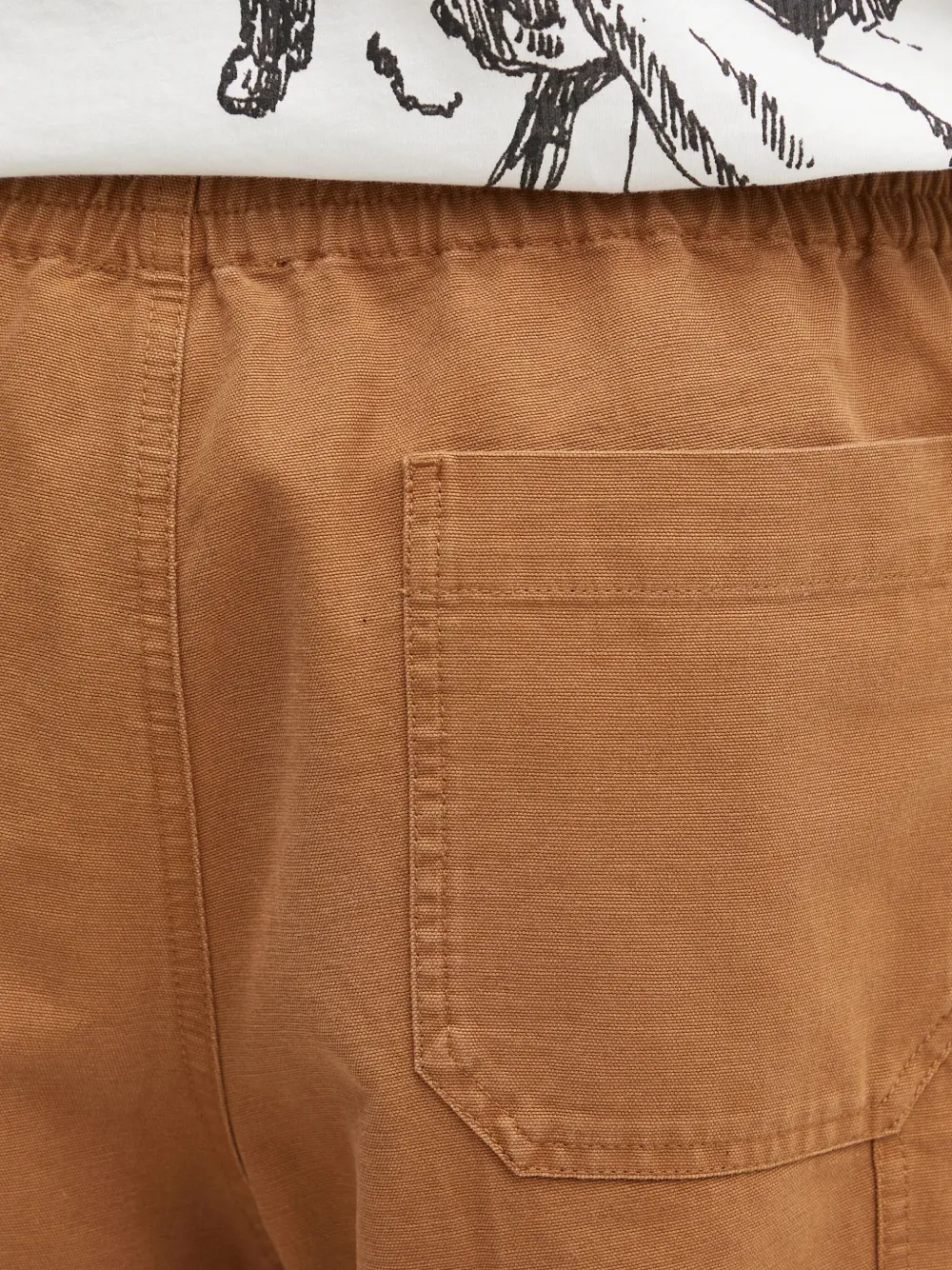 A.P.C. Norris shorts met elastische taille Bruin