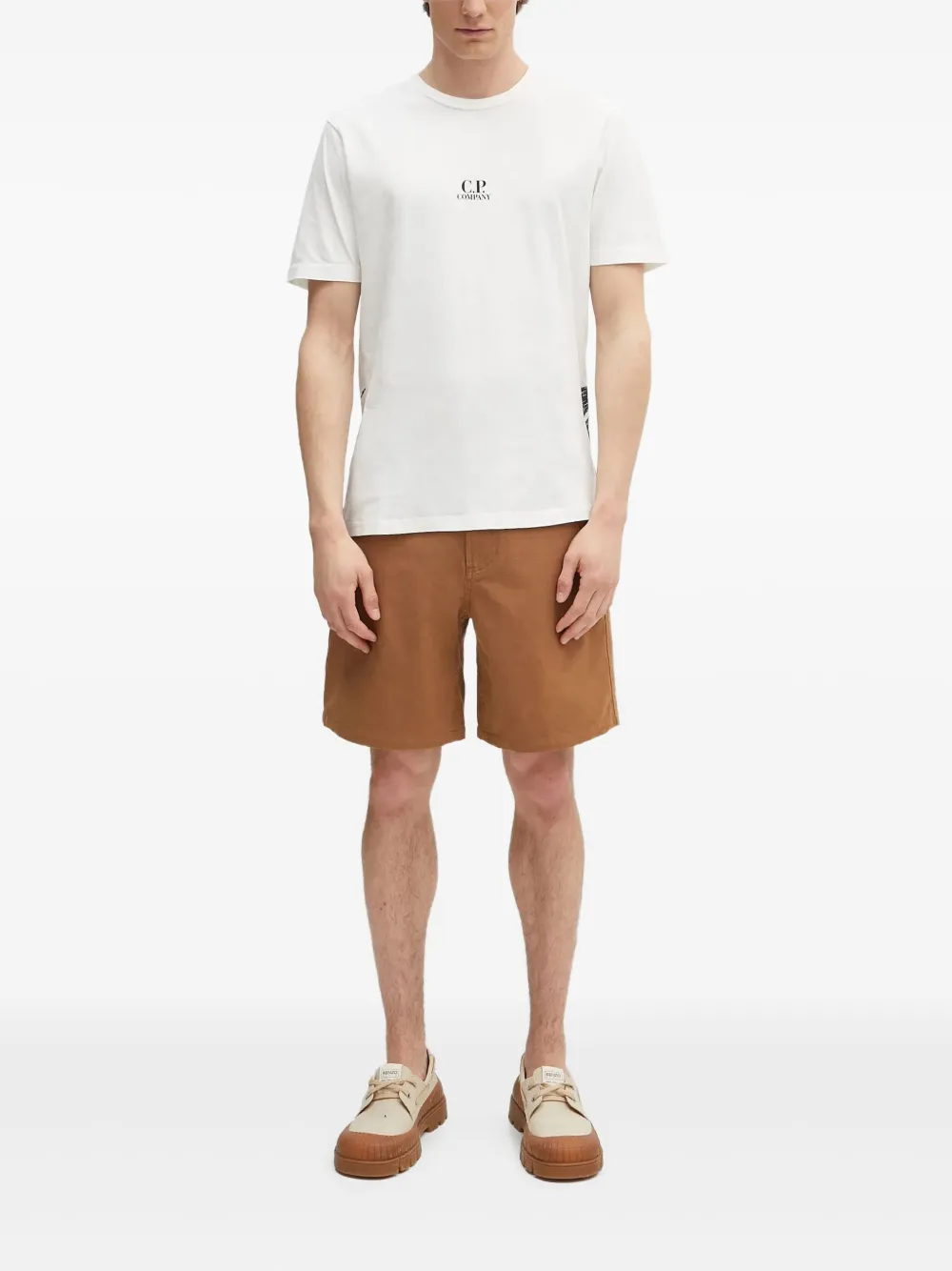 A.P.C. Norris elasticated-waist shorts | Brown | Image 1