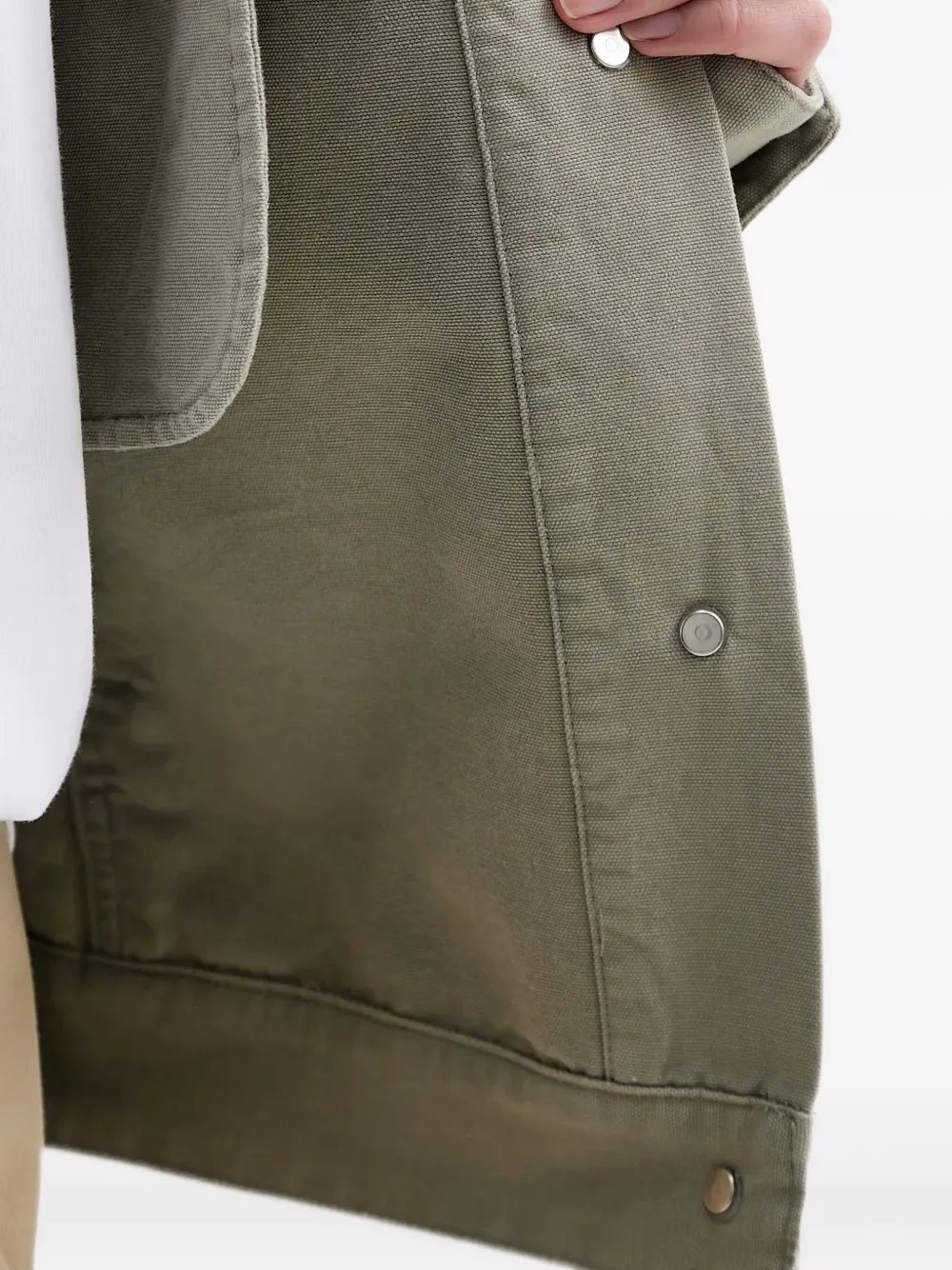 A.P.C. Cally jack met knoopsluiting Groen