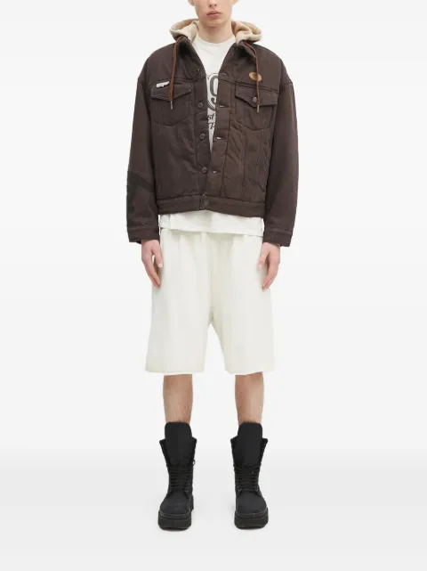 AAPE BY *A BATHING APE® appliqué-detail denim jacket