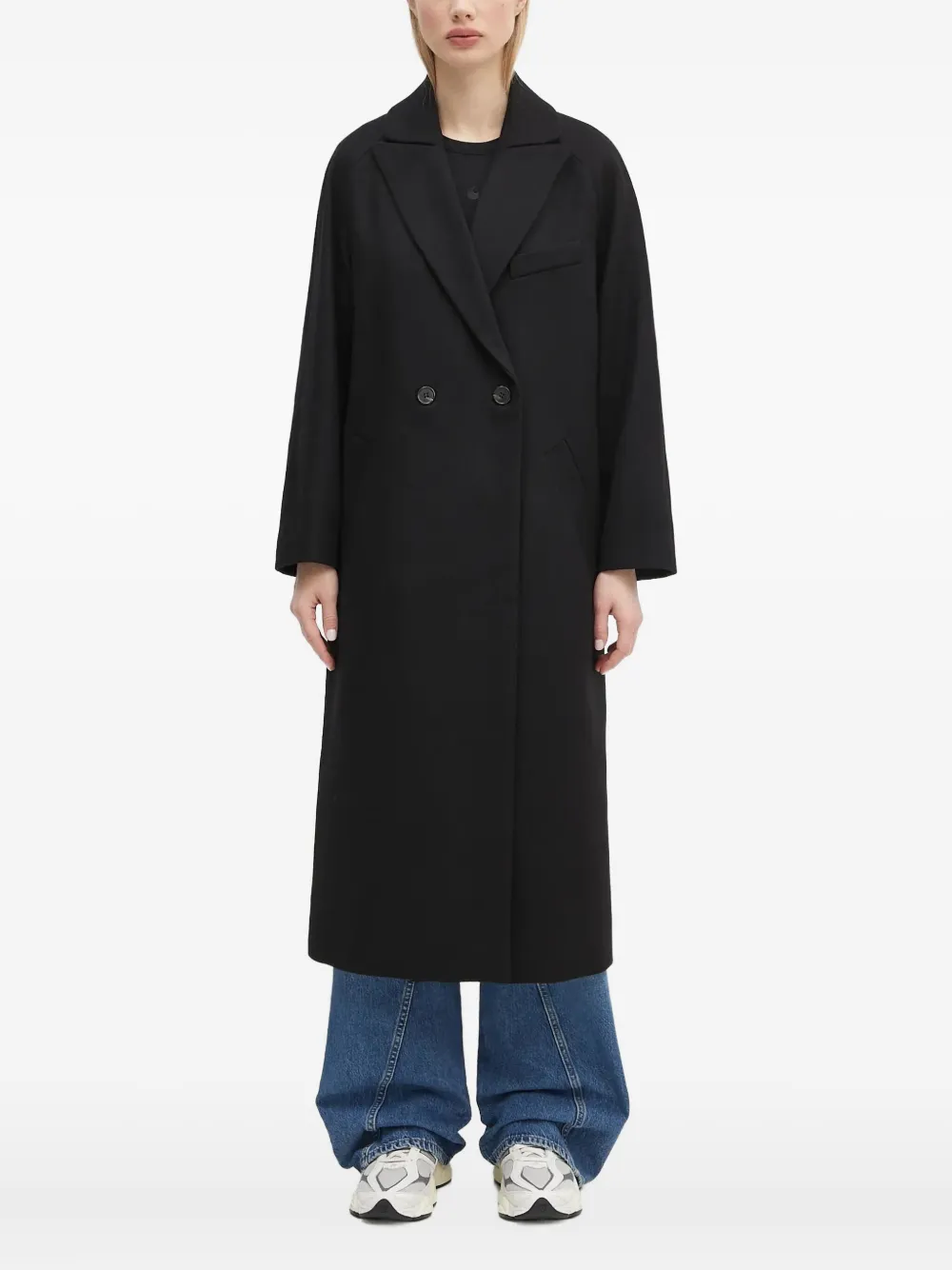A.P.C. double-breasted wool coat | Black | Image 1