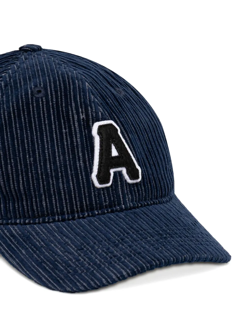 Aape By A Bathing Ape A-logo Corduroy Baseball Cap In Blue