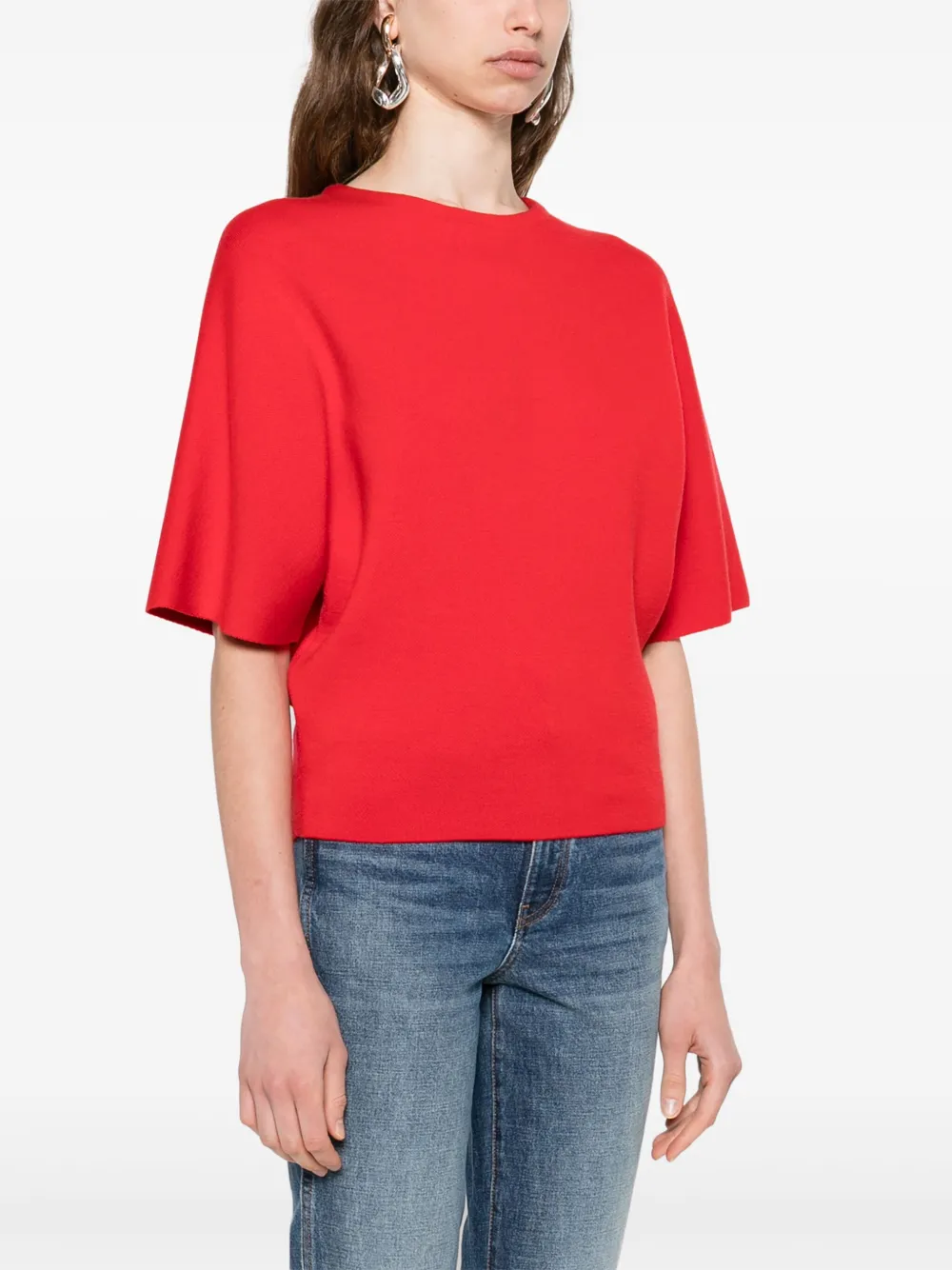 KHAITE Warren top Rood