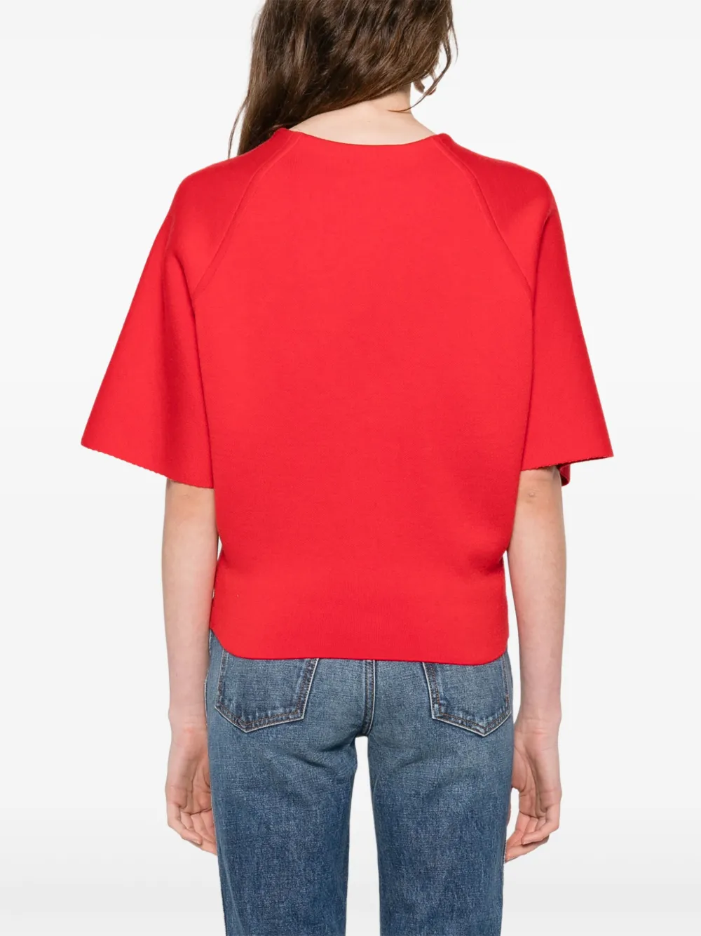 KHAITE Warren top Rood