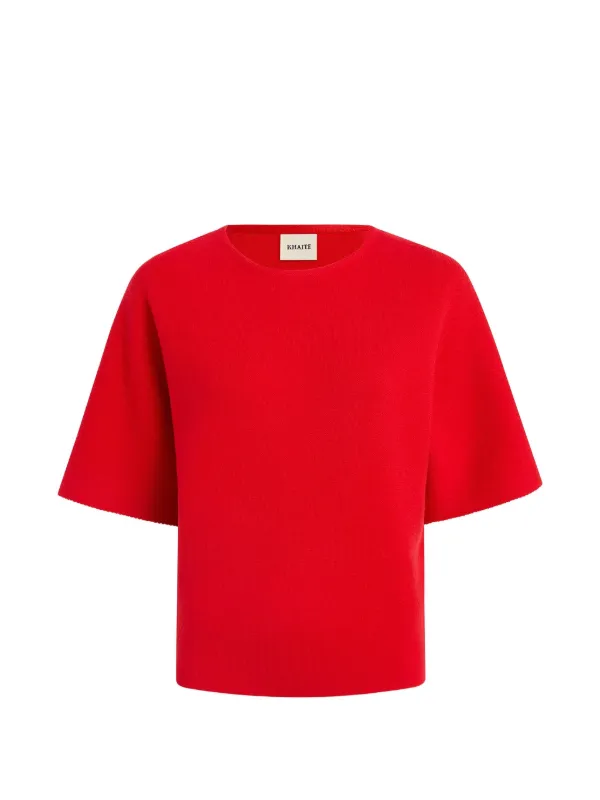 Khaite Warren Top in Red
