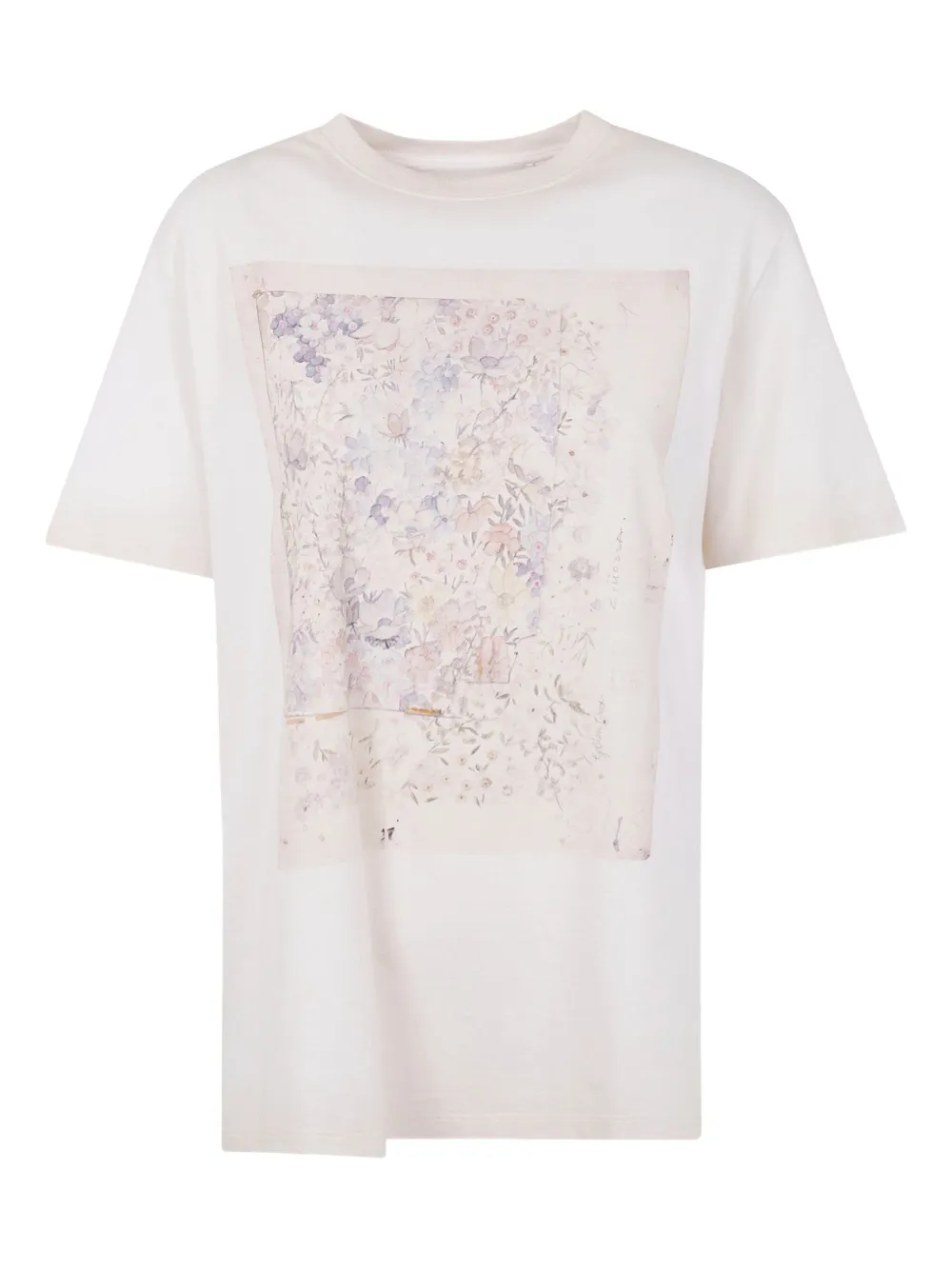 Golden Goose floral-print T-shirt Beige