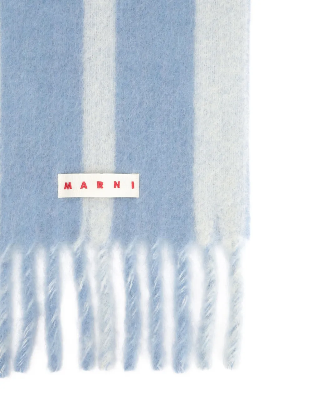 Marni Gestreepte sjaal - Blauw