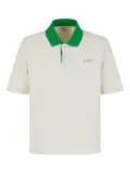 Marni contrasting-collar polo shirt - White
