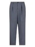 Marni checked pleated trousers - Grey