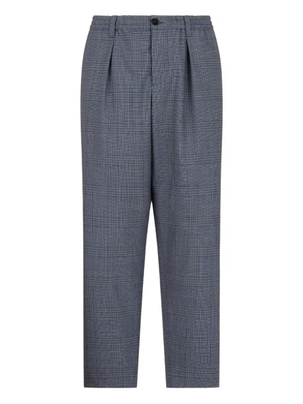 Marni チェック パンツ | グレー | FARFETCH JP