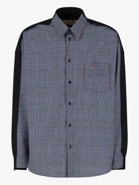 Marni check-patterned long-sleeve shirt