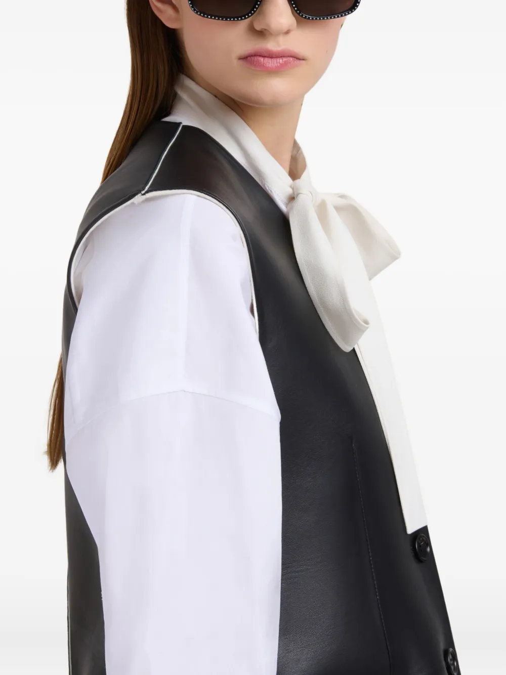 Marni Eyewear Gukija zonnebril Zwart