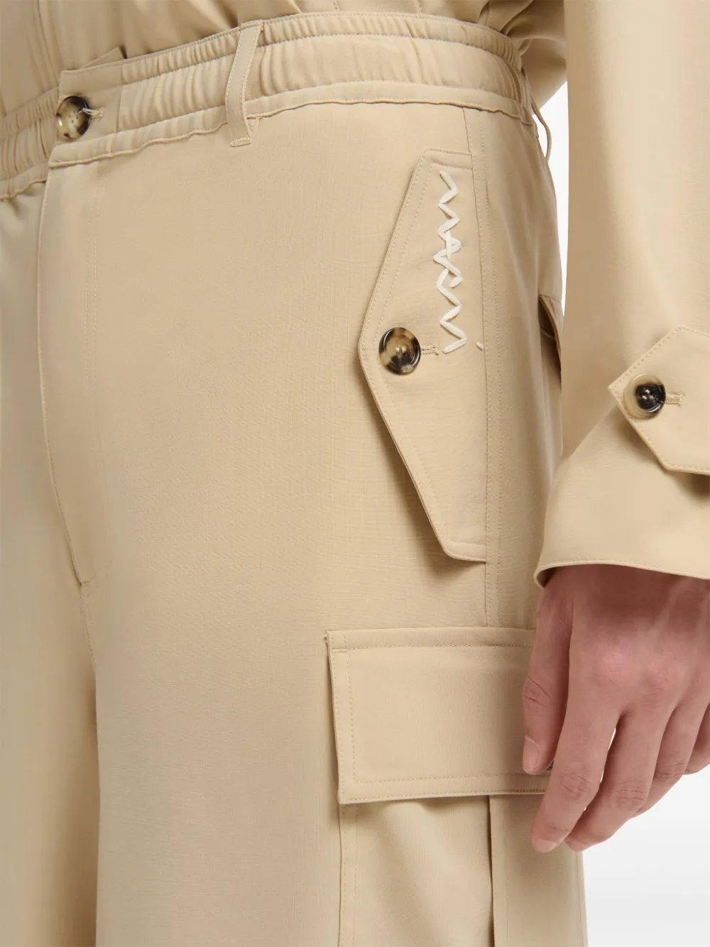 Marni Cargo broek Geel