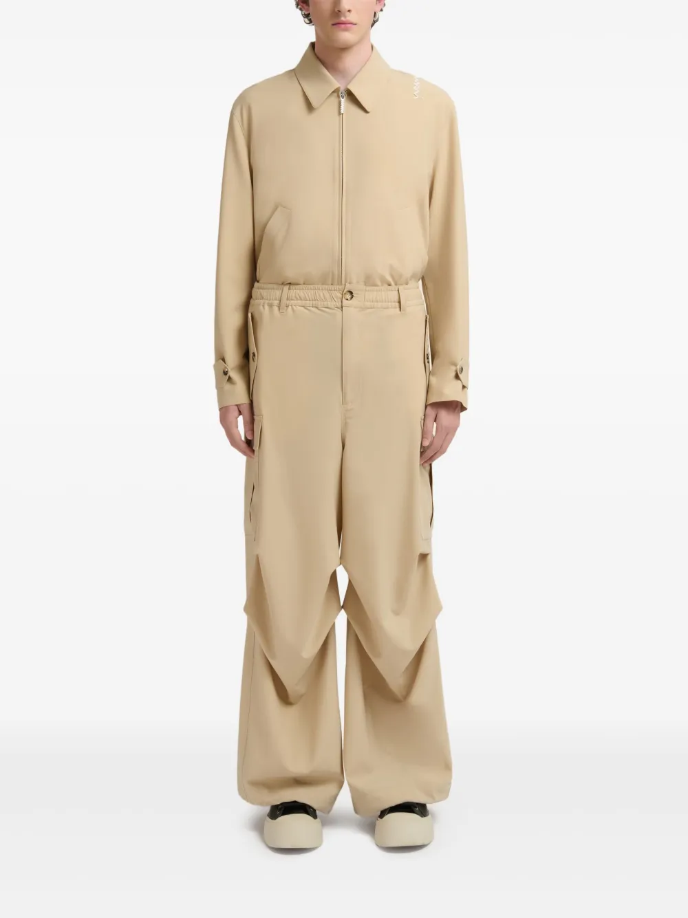 Marni draped cargo trousers | Regular-Fit & Straight Leg Pants | Image 2