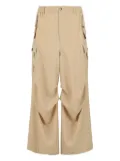Marni draped cargo trousers - Yellow