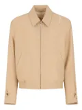 Marni logo-embroidered jacket - Yellow