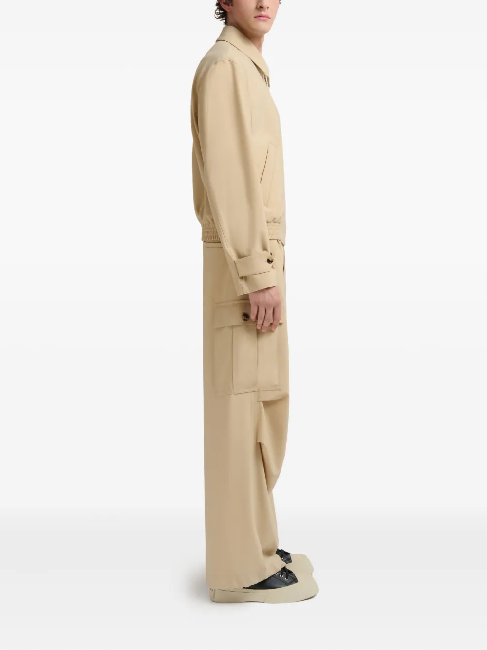 Marni Jack met geborduurd logo Geel