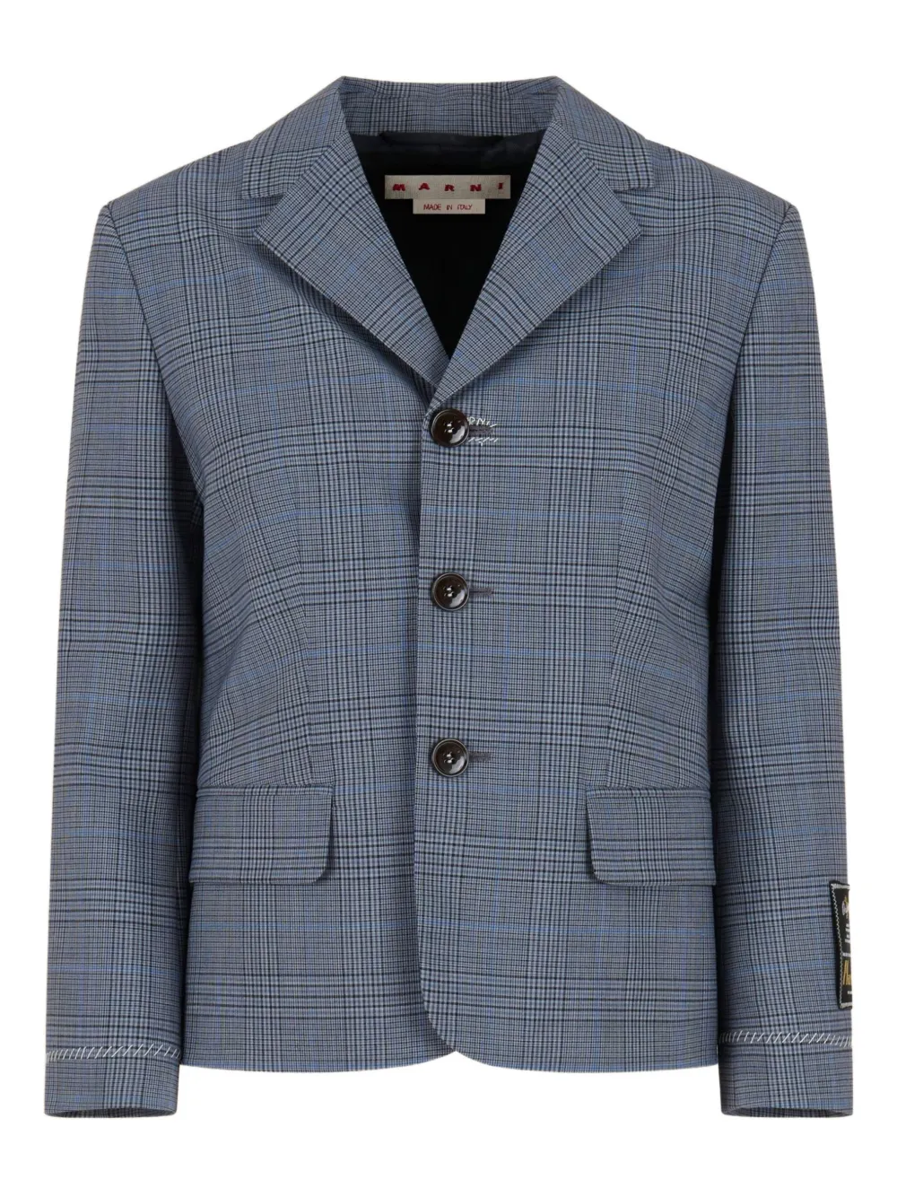 Marni checked blazer | bleu | Image 1