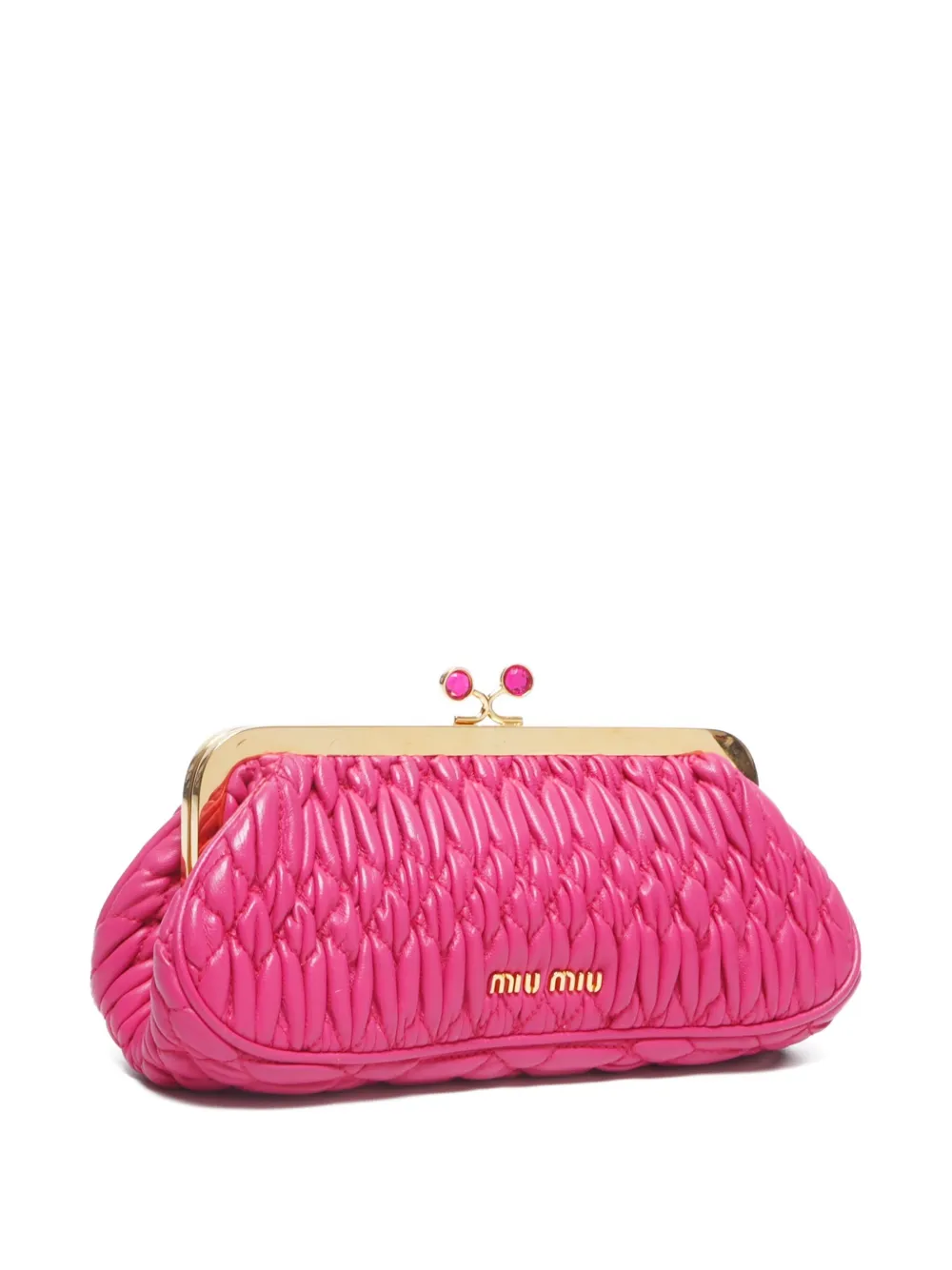 Pre-owned Miu Miu 2000-2020s Matelassé Clutch Bag