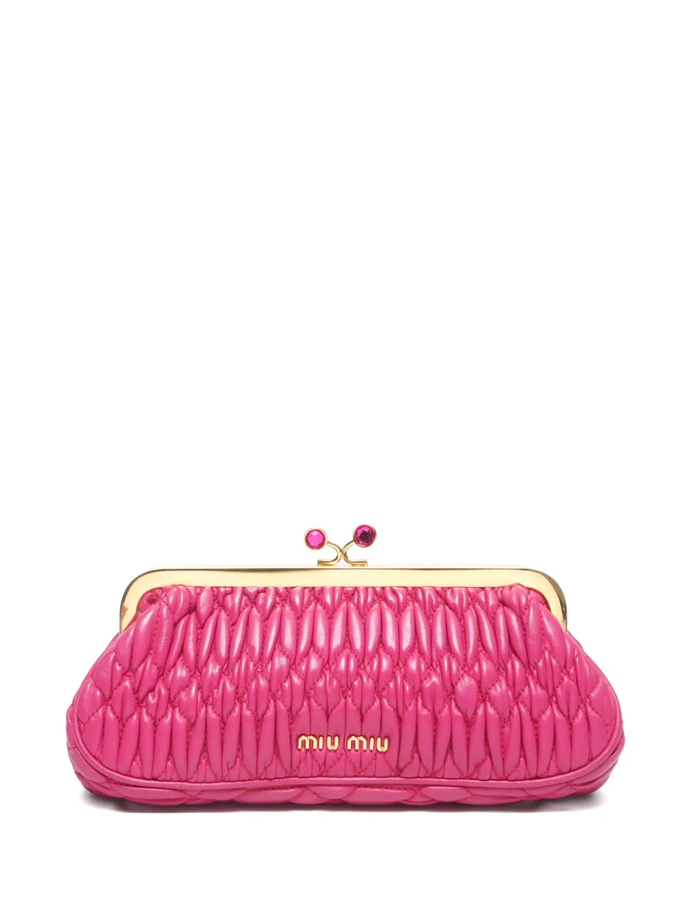Pre-owned Miu Miu 2000-2020s Matelassé Clutch Bag
