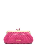 Miu Miu Pre-Owned 2000-2020s Matelassé clutch bag - Pink