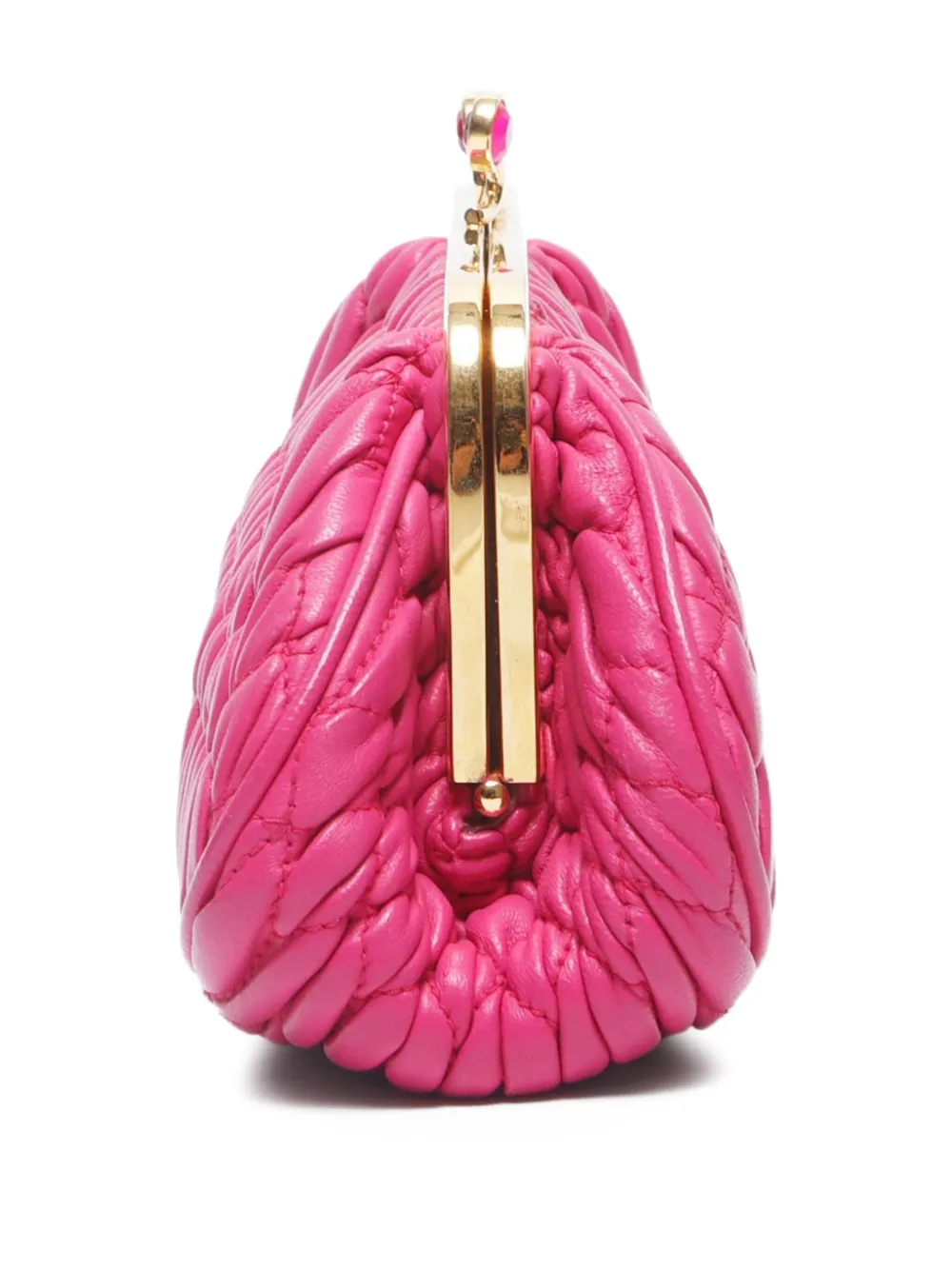 Pre-owned Miu Miu 2000-2020s Matelassé Clutch Bag