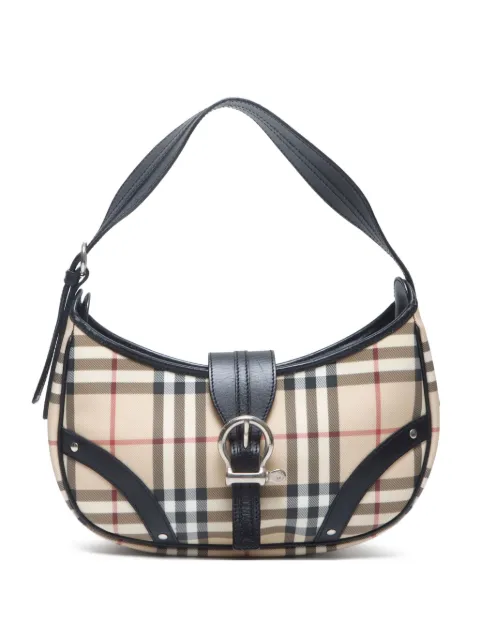 Burberry Pre-Owned شنطة كتف كاروهات نوفا من عقد 2000-2010