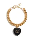 Valentino Garavani gold-tone chain bracelet with heart charm