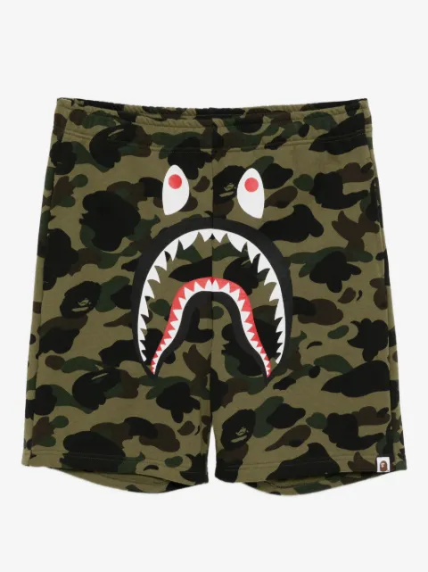 A BATHING APE® 1st Camo Shark track shorts