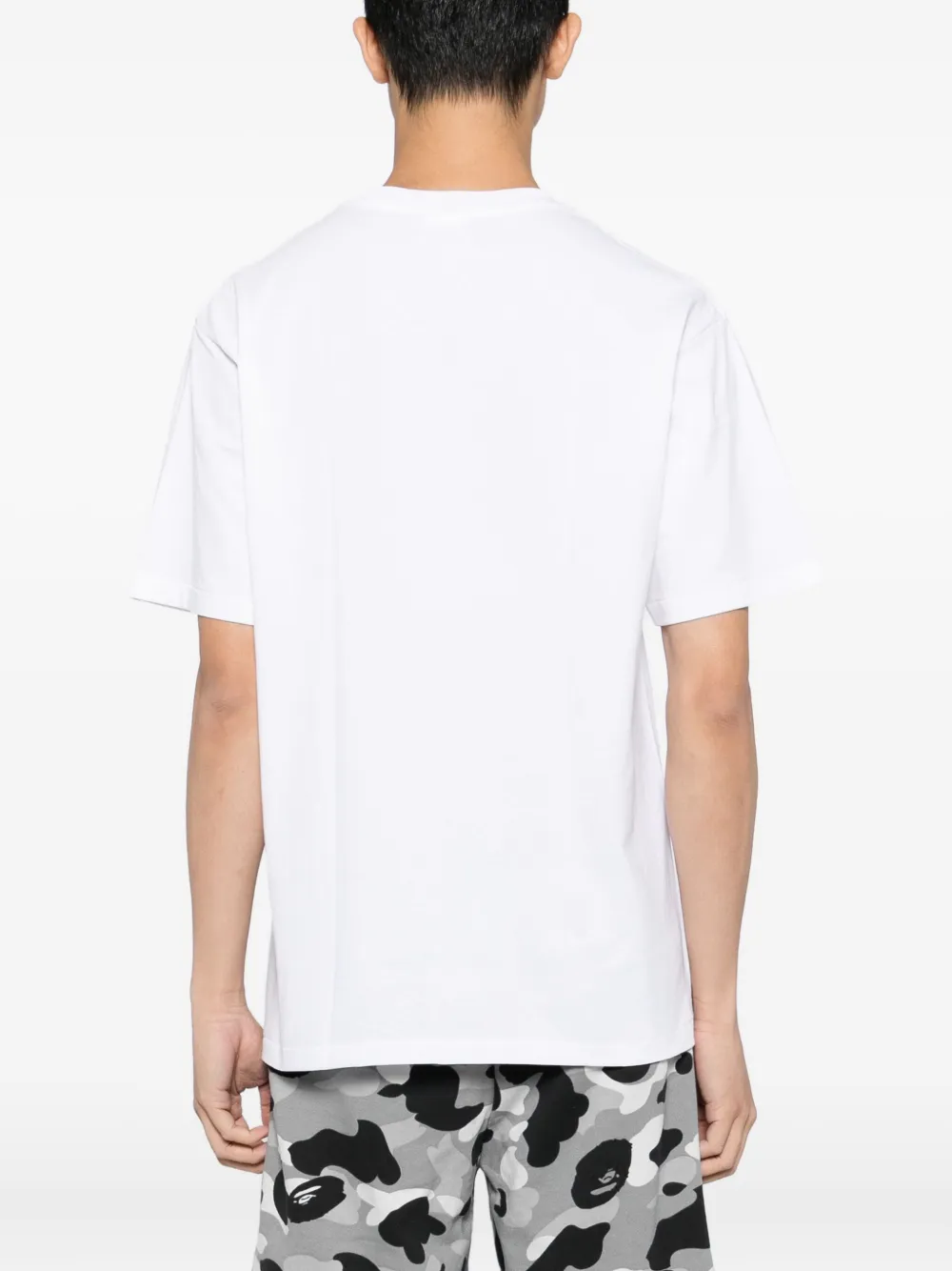 A BATHING APE T-shirt met print Wit