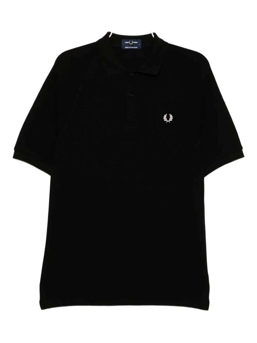 Fred Perry piqué polo shirt | Black | Image 1