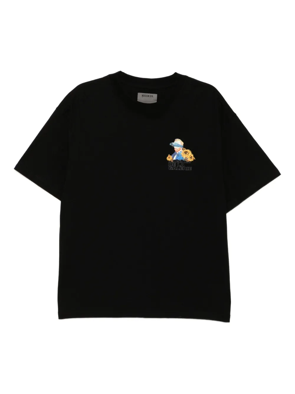 Musium Div. logo-embroidered T-shirt | Black | Image 1