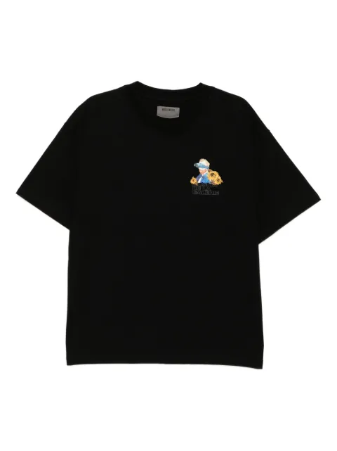 Musium Div. logo-embroidered T-shirt