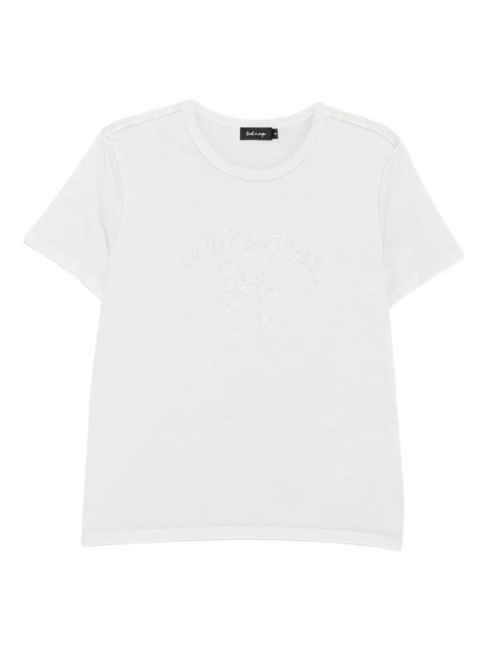 tout a coup logo-printed T-shirt | Blue | Image 1