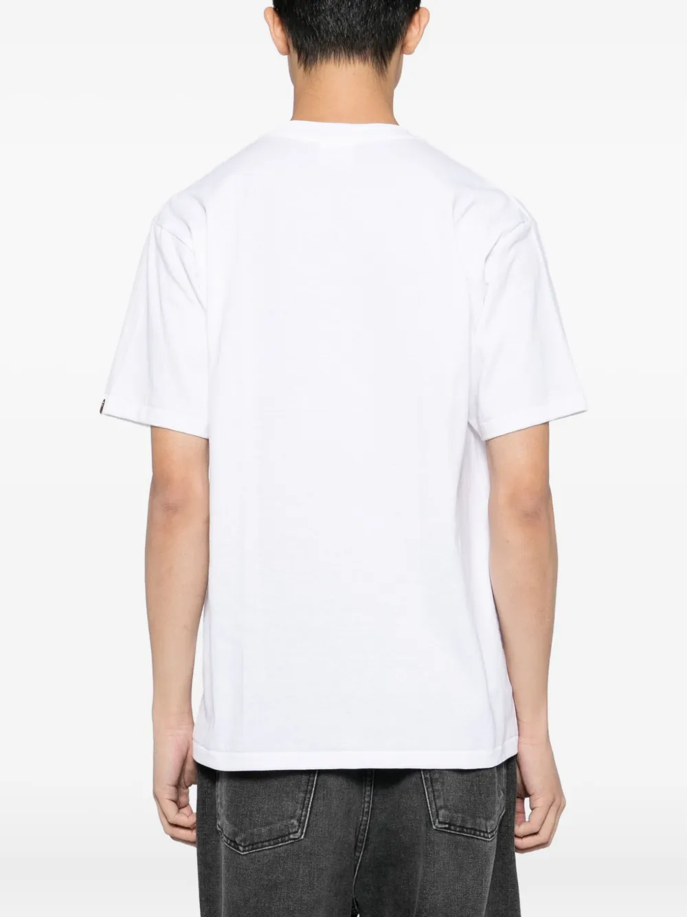 A BATHING APE T-shirt met print Wit