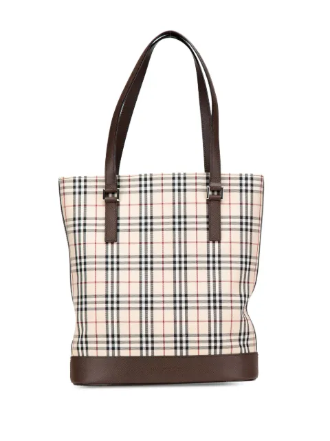 Burberry Pre-Owned 2000-2017 House Check Canvas tote bag