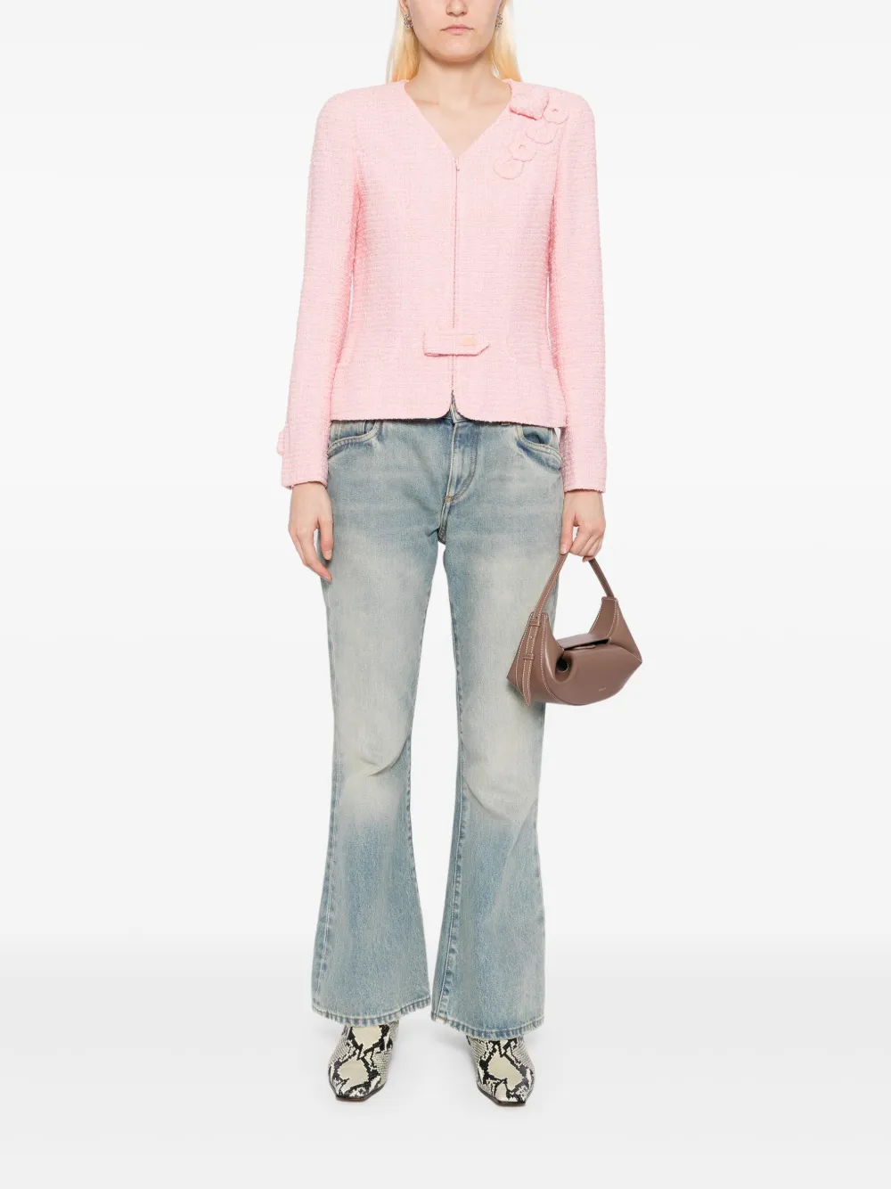CHANEL Pre-Owned veste ajustée en tweed | Image 2