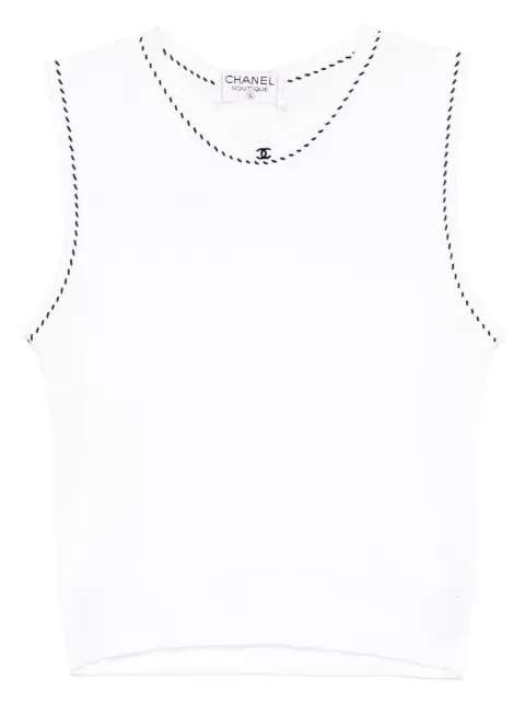 CHANEL Pre-Owned 1990-2000s sleeveless tank top