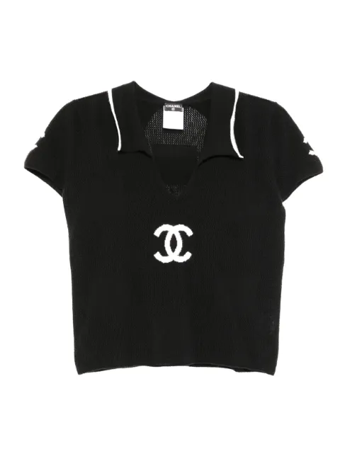 CHANEL Pre-Owned 2001 short-sleeved polo top