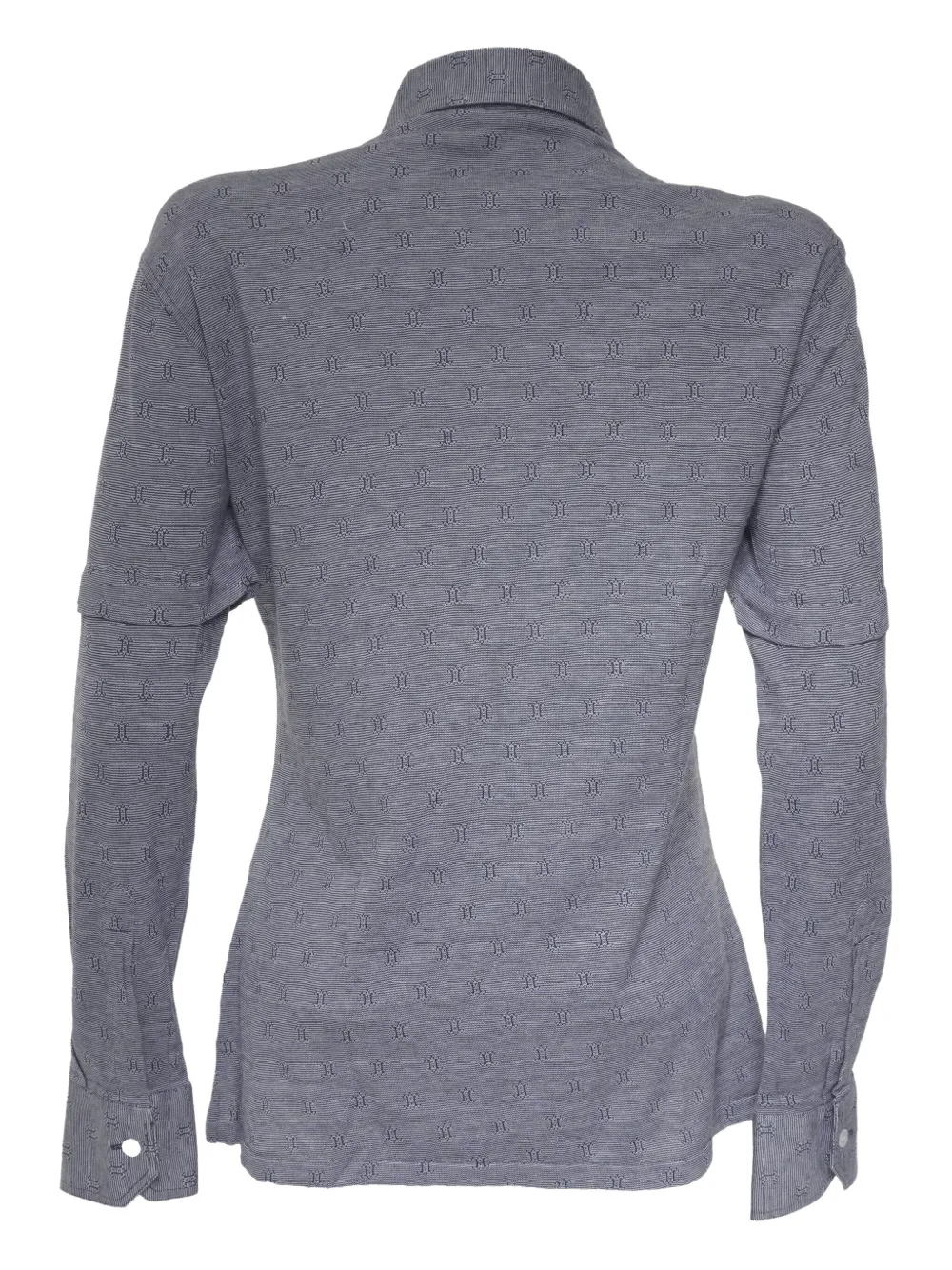 Celine Pre-Owned Macadam-pattern chest-pocket shirt | Image 2