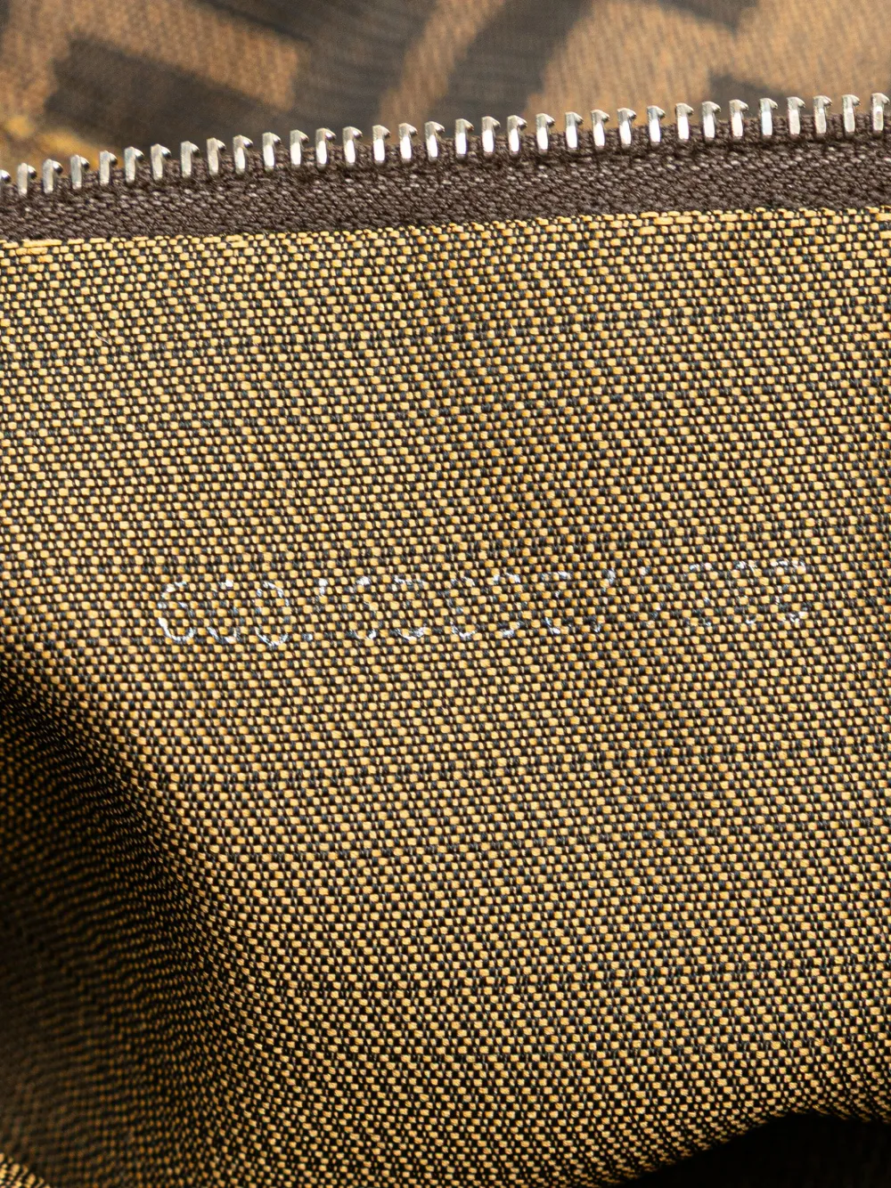 Pre-owned Fendi 2010-2024 Small Zucca Canvas Twins Tote Bag