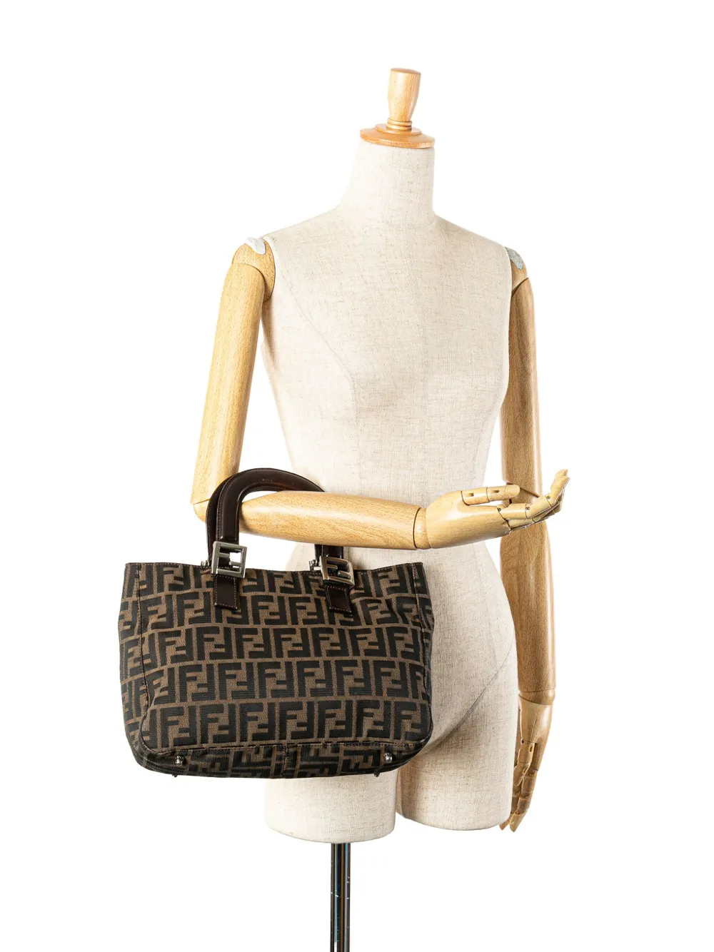 Fendi Pre-Owned 2010-2024 Small Zucca Canvas Twins tote bag | Pre-Owned | Image 2